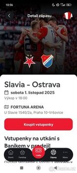 Vstupenky Slavia - Baník