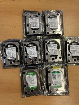 Pevné disky HDD Western Digital Black, 2TB, 750GB - 1