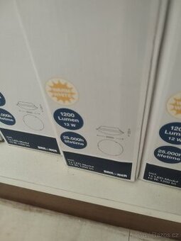 Stropní LED světla skleněné 30cm-nové