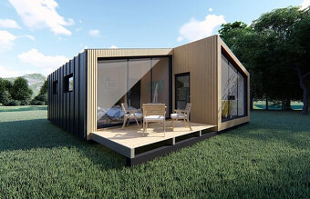 Prodej nízkoeneregitcké dřevostavby 3+kk, 45m2