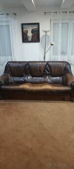 Sedací souprava -kožená