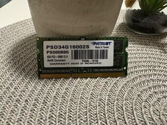 Patriot Signature Line 4GB DDR3 1600MHz CL11 (psd34g16002s)