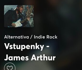 JAMES ARTHUR - Praha 14.12.