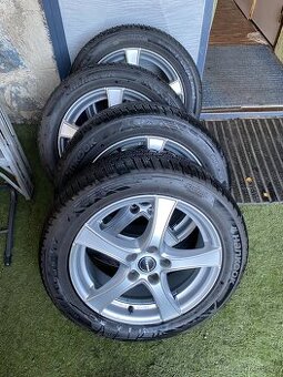 SADA  ALUKOL BORBET 6 1/2Jx17 ET 41 - 5x112,ŠKODA SUPERB 3..