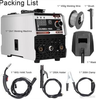 Svářečky Mingzhe 2v1 MIG MMA