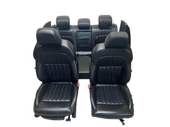 Sedačky černá kůže Škoda Superb 3 Kombi