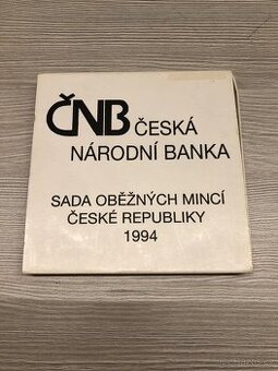 Sada oběžných mincí 1994 matná verze
