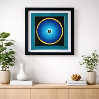 Mandala ručně malovaná