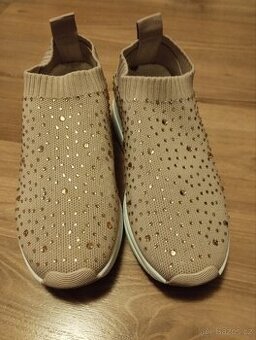 Dívčí třpytivé tenisky růžové 31