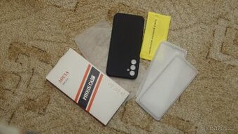 Samsung Galaxy A14 5G – černý kryt, 2 ochranná skla