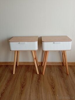 2ks noční stolek ve skandinávském stylu