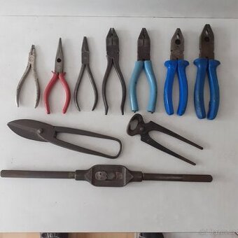 kleště, kombinačky, nůžky na plech, vratidlo
