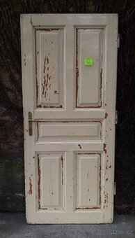 Starožitné smrkové dveře - 6