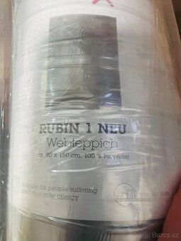 Möbelix koberec s vysokým vlasem, 80x150 cm, světle šedá