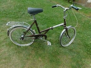 Historické skládací kolo DAWES / Anglie 1980, 3 rychlosti