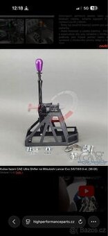 Koupim mitsubishi lancer evo short shifter