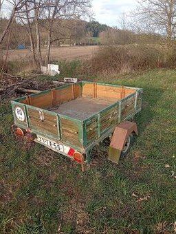 Přívěsný vozík kára přívěs