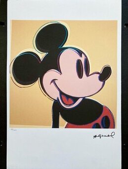 Litografie Mickey Mouse od Andyho Warhola