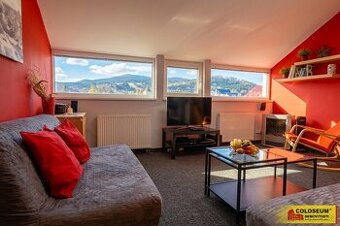 Jeseník, horský apartmán mezonet 2+1, parkovací stání, sklep