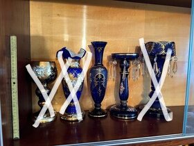 Novoborské sklo - vázy / sklenice / dekorace
