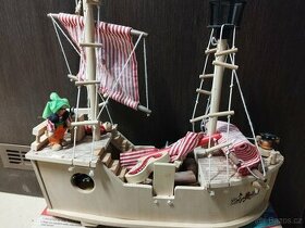 Dřevěná plachetnice -velká - 1