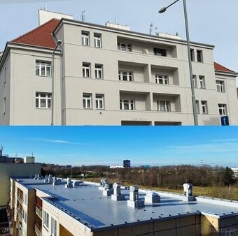 Rekonstrukce plochých střech, Rekonstrukce bytů, Fasády.