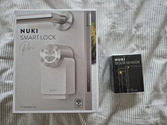 Nuki smart lock pro 4th gen + door sensor nový
