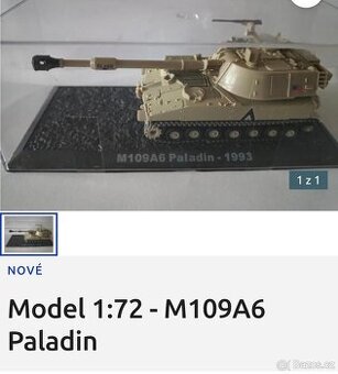 Modely tanků a jiné vojenské techniky 1/72