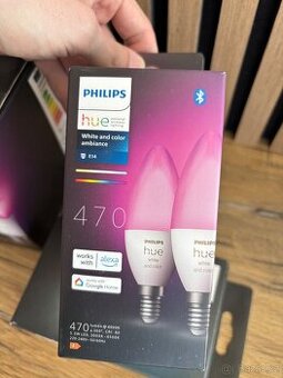 Philips Hue White and Color Ambiance 6W E14 set 2ks