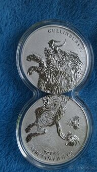 Stříbrné mince Germania Beasts - Gullinbursti 2025 - 2x1oz