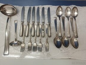 Velký set postříbrných příboru / Ag 900 - 1