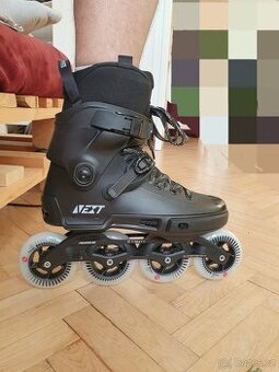 Brusle Powerslide Next Black 90 Trinity vel 42-43 -- NOVÉ