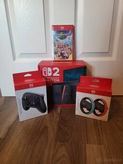 Nintendo SWITCH 2 Mario Kart + příslušenství