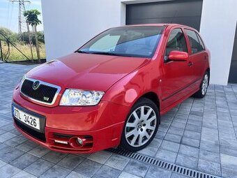 ŠKODA FABIA RS 1.9 TDI, původ ČR, servisní kniha