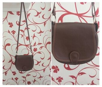 Kožená crossbody kabelka