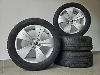 Orig. Skoda 5x112 Zimní Continental 215/55/17 Top