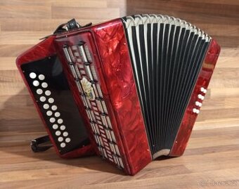 Heligonka (harmonika,akordeon) Weltmeister Meteor