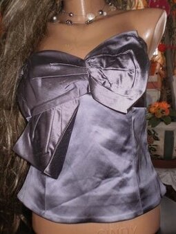 plesovy# korzet#spolecensky  # saten# masle# UK 10