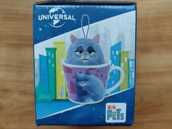 Flop Top plyšák kočka - dětská sada plyšáček a hrnek - SLEVA