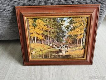 Dekorativní obraz v rámu - RamHo ( 32x27 )