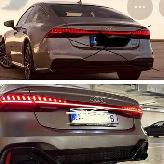 Zadní nárazník SPORT a prahové Audi A7 C8 4K 2018-2023