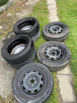 5x kolo Octavia 1, golf 4 včetně pneu