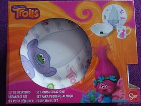 Detska jidelni sada Dinosaurus nebo Trollove NOVE