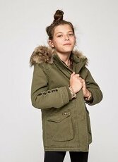 Zimní bunda - parka - vel. 164