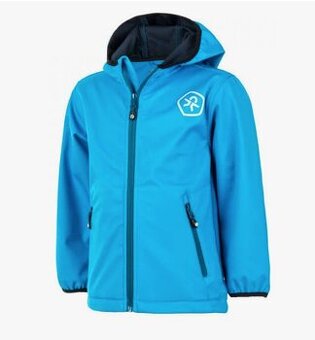 Color Kids dětská softshellová bunda s kapucí vel. 122-128