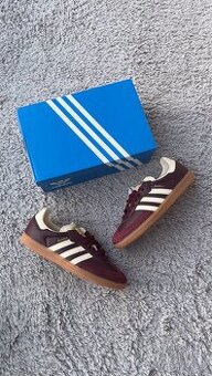 adidas Samba OG Maroon Gold Metallic (W)