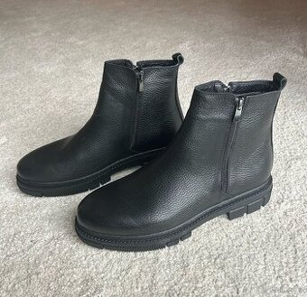 Pánské kožené zimní boty (vel. 45)