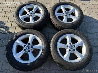 4x al kola 5x120 17 + pneu zimní 215/60 R17C