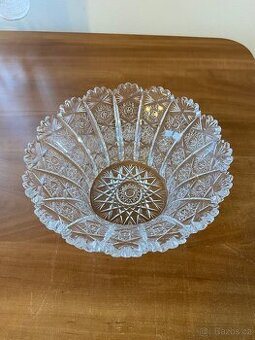 Stará broušená mísa