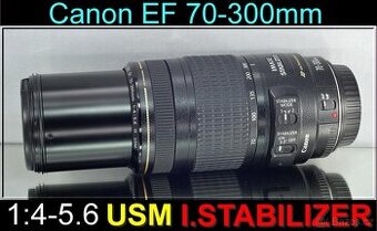 Canon EF 70-300mm F/4-5.6 IS USM F.F. TELE-ZOOM